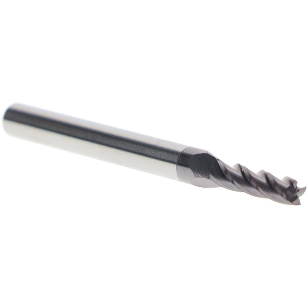 Fullerton Tool Co. 30609 Square End Mill 3/32" Dia, 3/8" LOC, 4 Flute, Solid Carbide