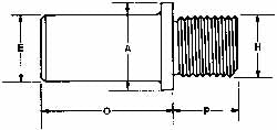 Severance Tool Ind. 34063 Countersink Shanks Shank Type Straight  Attachment Method Threaded Shank  Thread Size 5/16-24  Thread Length (Inch) 5/16  Shank Length (Inch) 1-3/4  Shank Material Steel
