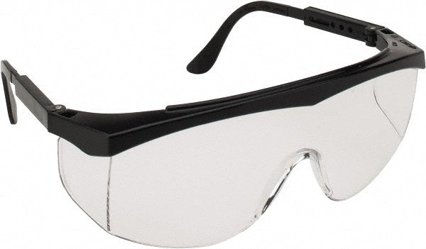 MCR Safety SS110 Safety Glasses Scratch-Resistant, Polycarbonate, Clear Lenses, Half-Framed