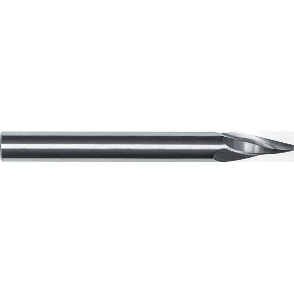 Internal Tool 69-4060 Tapered End Mill 15 deg Angle per Side, 1/8" Small Dia, 0.4670" LOC, 3 Flute, Tapered End