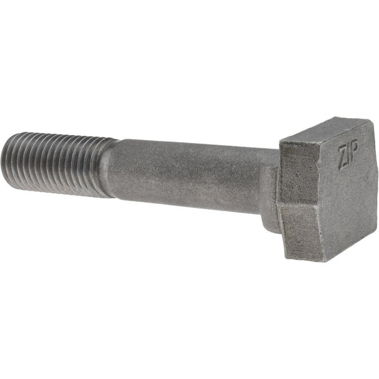 Value Collection 60022 Steel T-Slot Bolt 7/8-9, 2" Thread Length, 7/8" Slot Width, Uncoated