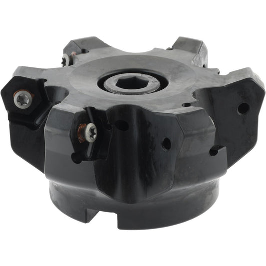 Kennametal 3326924 3" Cut Diam, 1" Arbor Hole, 4.51mm Max Depth of Cut, 45&deg Indexable Chamfer & Angle Face Mill