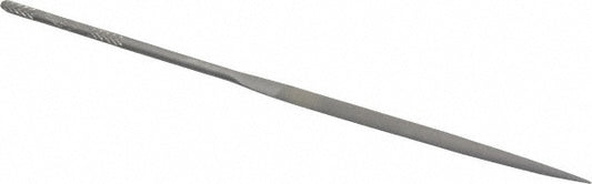 Nicholson T37451 Swiss-Pattern File 5-1/2" OAL, Cut 2, Half Round