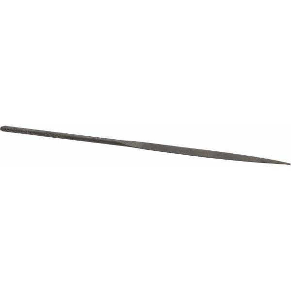 Nicholson T37458 Swiss-Pattern File 5-1/2" OAL, Cut 4, Half Round