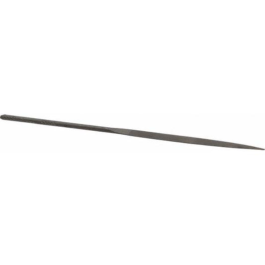 Nicholson T37458 Swiss-Pattern File 5-1/2" OAL, Cut 4, Half Round