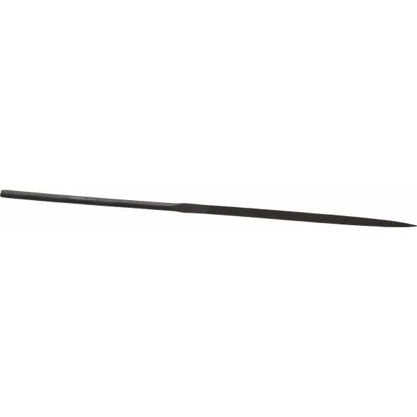 Nicholson 37947 Swiss-Pattern File 6-1/4" OAL, Cut 0, Three Square