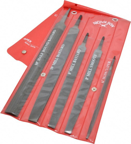 Nicholson 22040NNN Nicholson File Set 5 Pc, American