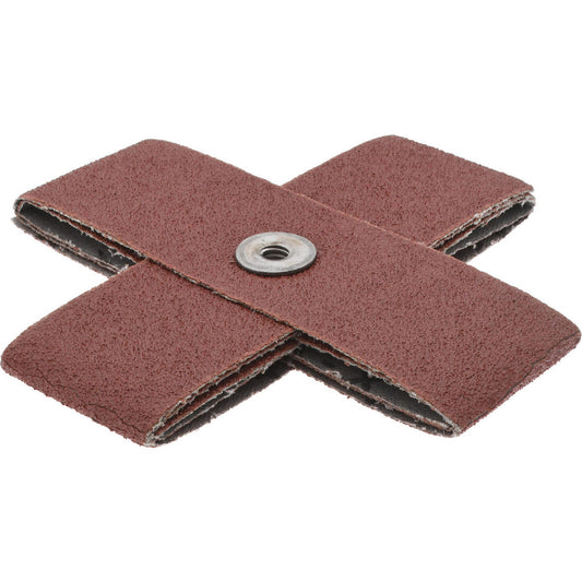 GLOBAL ABRASIVE 809775-69996 60 Grit, Medium Grade, Aluminum Oxide Cross Pad