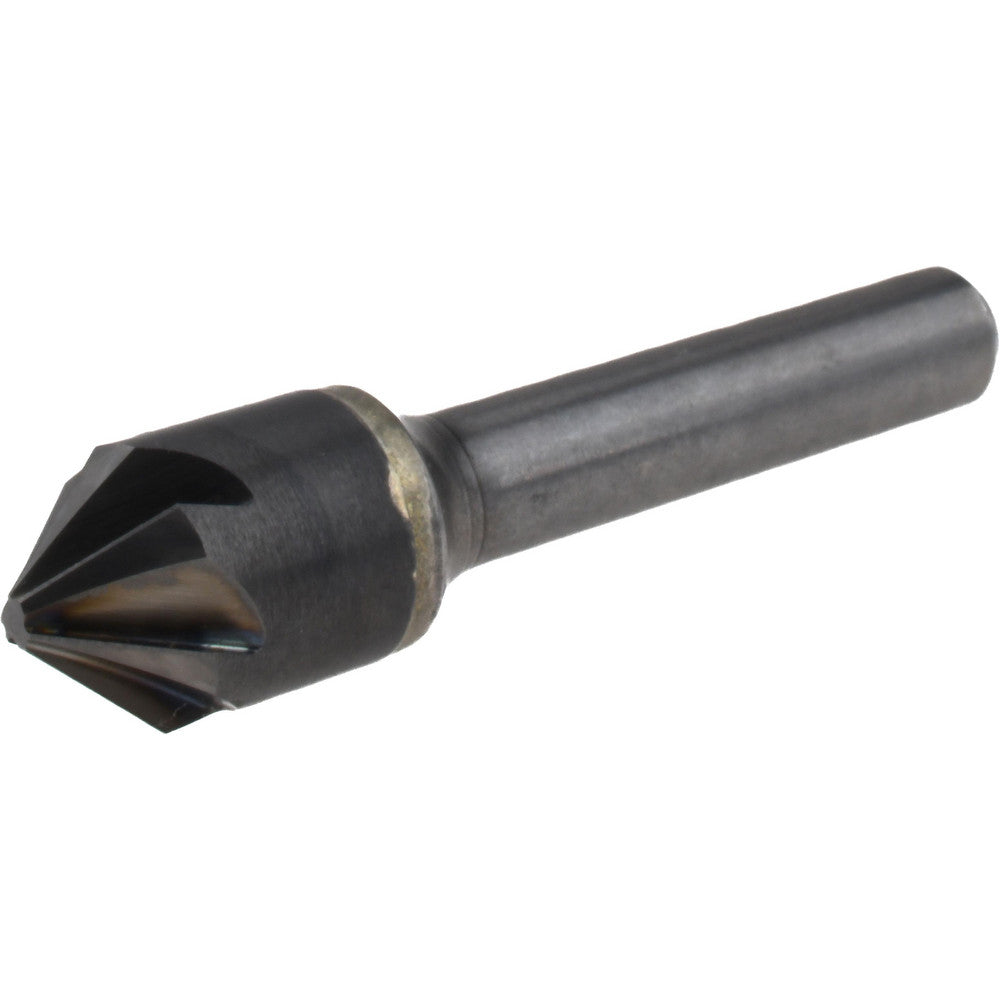 MADE IN USA-COUNTERSINKS C6NC-5/8-82 Countersink 5/8" Head Dia, 82.00 deg Included Angle, 6 Flute, Solid Carbide, Right Hand Cut