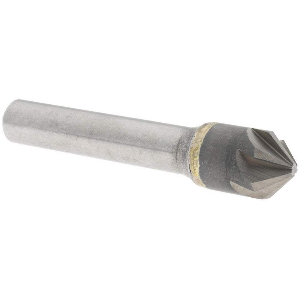 MADE IN USA-COUNTERSINKS C6NC-1/2-90 Countersink 1/2" Head Dia, 90.00 deg Included Angle, 6 Flute, Solid Carbide, Right Hand Cut