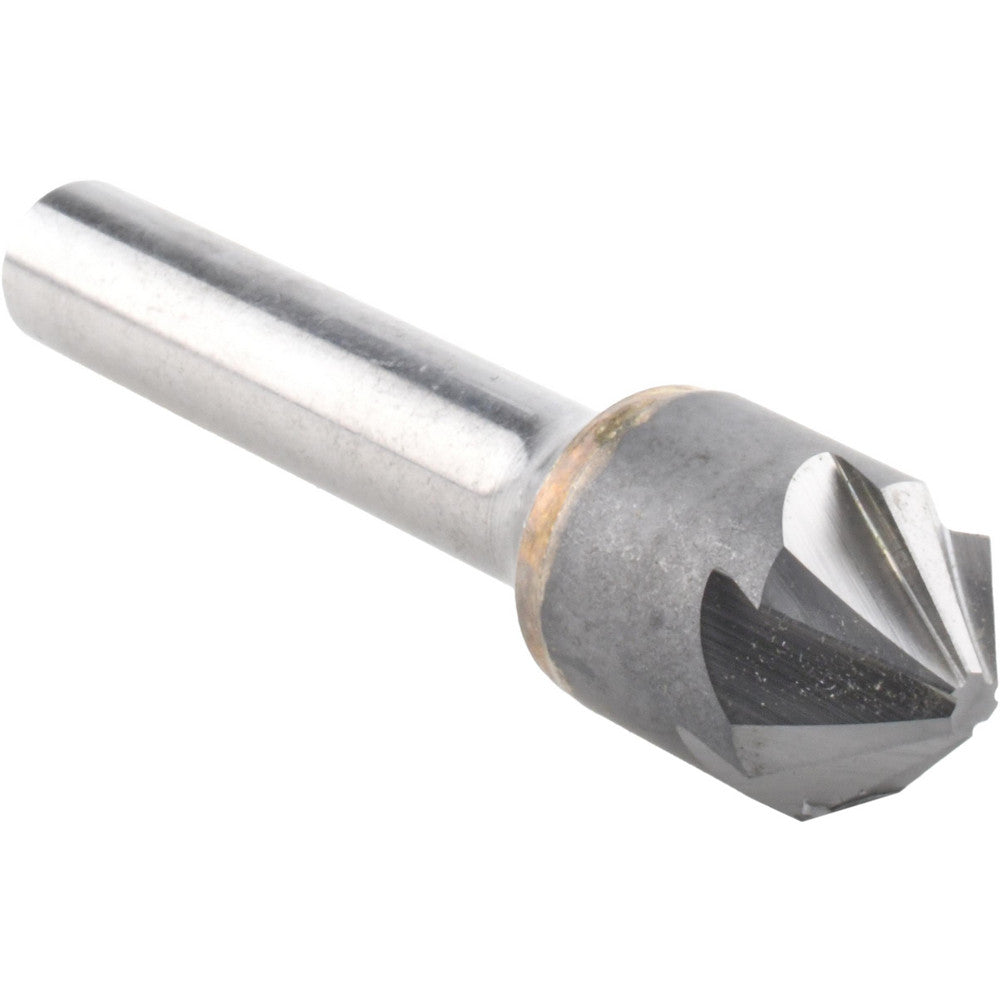 MADE IN USA-COUNTERSINKS C6NC-5/8-90 Countersink 5/8" Head Dia, 90.00 deg Included Angle, 6 Flute, Solid Carbide, Right Hand Cut