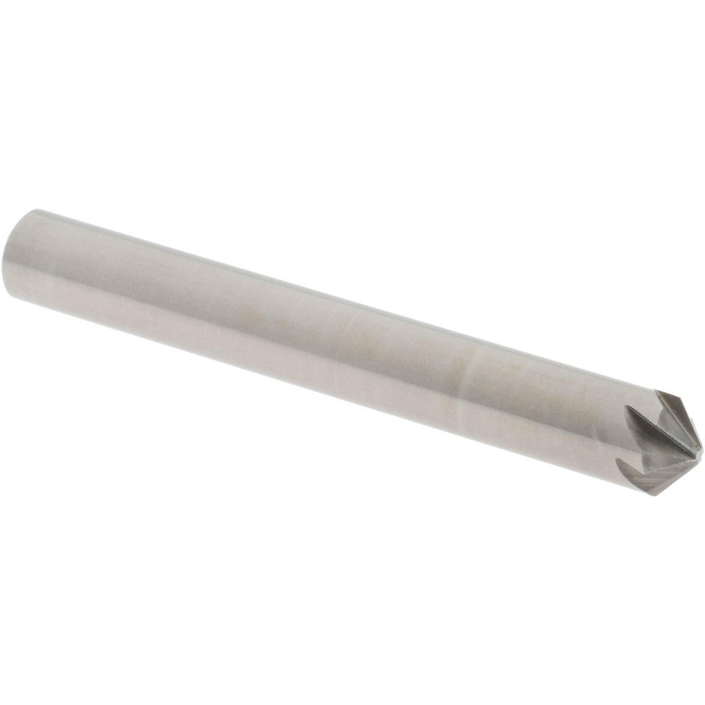 MADE IN USA-COUNTERSINKS C6NC-1/4-100 Countersink 1/4" Head Dia, 100.00 deg Included Angle, 6 Flute, Solid Carbide, Right Hand Cut