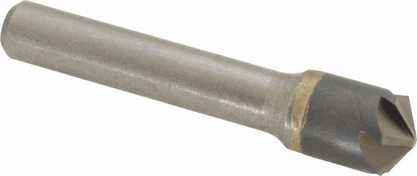 MADE IN USA-COUNTERSINKS C6NC-1/2-120 Countersink 1/2" Head Dia, 120.00 deg Included Angle, 6 Flute, Solid Carbide, Right Hand Cut