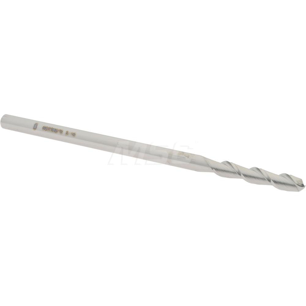 Accupro 60338076 Ball End Mill 0.1875" Dia, 1" LOC, 2 Flute, Solid Carbide