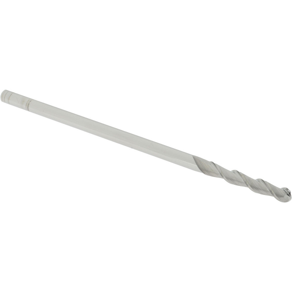 Accupro 60338167 Ball End Mill 0.25" Dia, 1.5" LOC, 2 Flute, Solid Carbide
