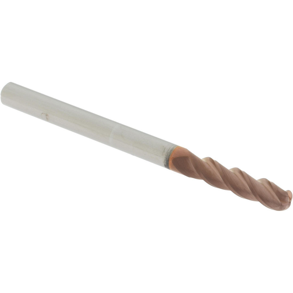 Accupro 60338738 Ball End Mill 0.1875" Dia, 0.75" LOC, 3 Flute, Solid Carbide