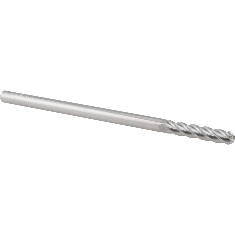 Accupro 60338969 Ball End Mill 5/16" Dia, 1-1/2" LOC, 4 Flute, Solid Carbide