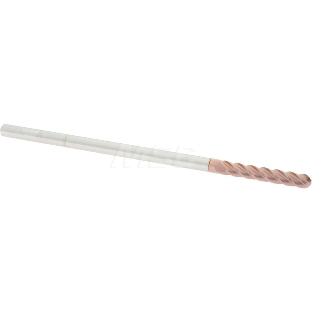 Accupro 60339231 Ball End Mill 0.25" Dia, 1.5" LOC, 4 Flute, Solid Carbide