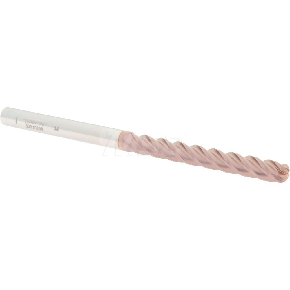 Accupro 60339298 Ball End Mill 0.375" Dia, 3" LOC, 4 Flute, Solid Carbide