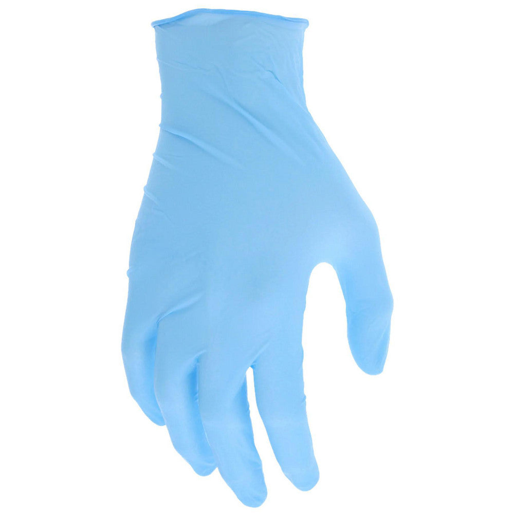 MCR Safety 6001M Disposable Glove Series Nitrishield, Size Medium, 4.0 mil, Not Coated, Nitrile, Food Grade, Powder-Free