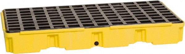 Eagle 1632D Spill PalletSpill Platform 2 Drum, 30 gal, 5,000 lb, Polyethylene