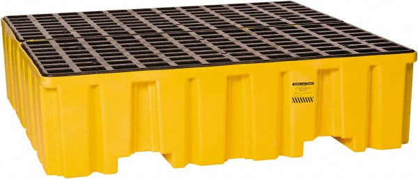Eagle 1640ND Spill Pallet 4 Drum, 132 gal, 8,000 lb, Polyethylene