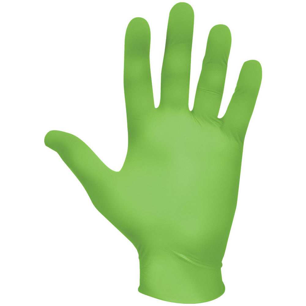 SHOWA 7705PFTM Disposable Glove Size Medium, 4.0 mil, Nitrile Coated, Nitrile, Food Grade, Powder-Free, Biodegradable
