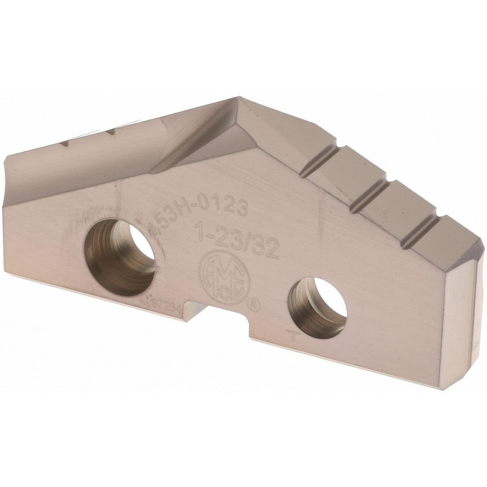 Allied Machine and Engineering 453H-0123 Spade Drill Insert 1-23/32" Dia, Seat Size 3, Cobalt, 132 deg Point