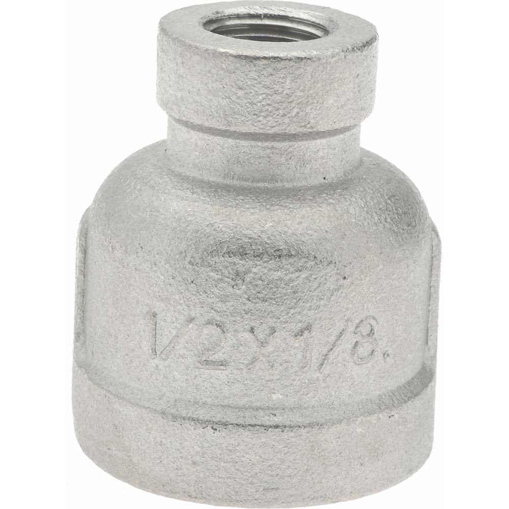 Merit Brass K412-0802 Pipe Reducer 1/2 x 1/8", 304 Stainless Steel