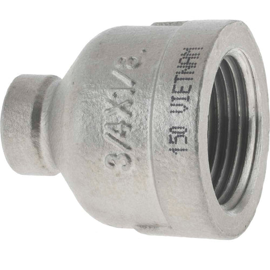 Merit Brass K412-1202 Pipe Reducer 3/4 x 1/8", 304 Stainless Steel
