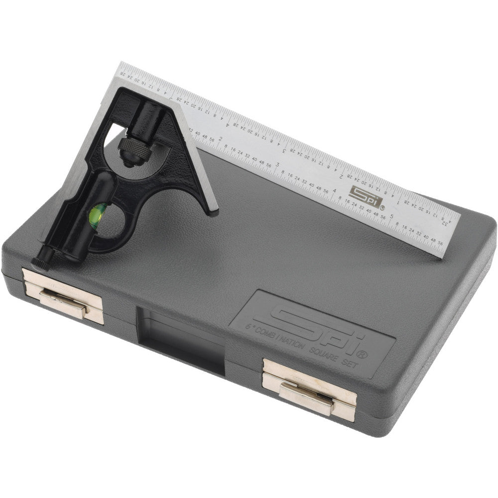 SPI 13-350-4 2 Piece, 6" Combination Square Set