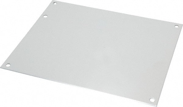 Cooper B-Line 78205179340 6-7/8" OAW x 8-7/8" OAH Powder Coat Finish Electrical Enclosure Nonperforated Panel