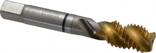 Guhring 9039340158750 Spiral Flute Tap 5/8-11, UNC, 3 Flute, Modified Bottoming, 2B Class of Fit, Cobalt, TiN Finish