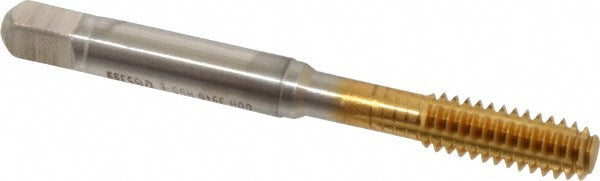 Guhring 9039400063500 Thread Forming Tap 1/4-20 UNC, 2BX Class of Fit, Modified Bottoming, Cobalt, TiN Coated