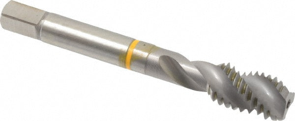 Guhring 9039040111130 Spiral Flute Tap 7/16-14, UNC, 3 Flute, Modified Bottoming, 2B Class of Fit, Cobalt, Bright/Uncoated