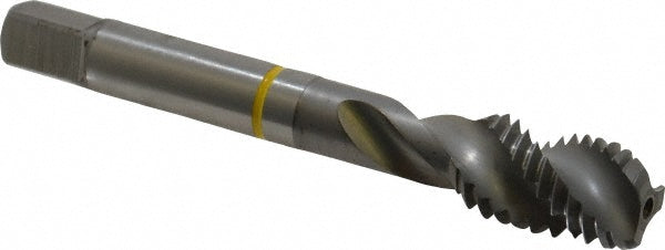 Guhring 9039040127000 Spiral Flute Tap 1/2-13, UNC, 3 Flute, Modified Bottoming, 2B Class of Fit, Cobalt, Bright/Uncoated