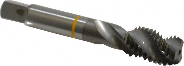 Guhring 9039040158750 Spiral Flute Tap 5/8-11, UNC, 3 Flute, Modified Bottoming, 2B Class of Fit, Cobalt, Bright/Uncoated