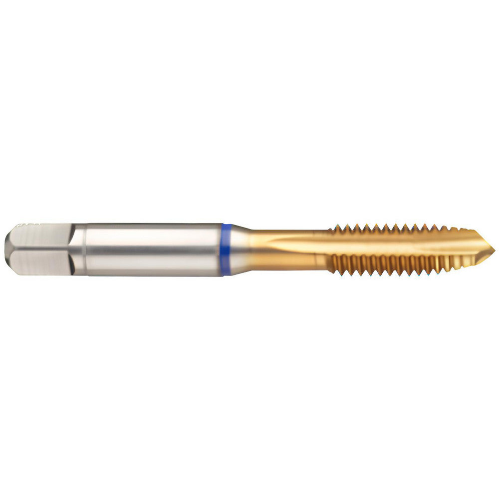 Guhring 9039070028450 Spiral Point Tap #4-40 UNC, 3 Flutes, Plug Chamfer, 2B Class of Fit, High-Speed Steel-E-PM, TiN Coated