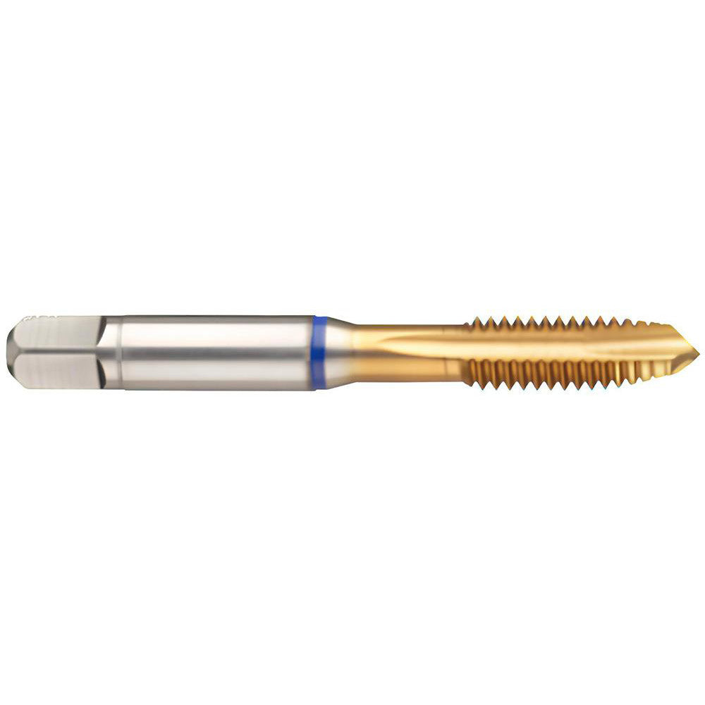 Guhring 9039070079380 Spiral Point Tap 5/16-18 UNC, 3 Flutes, Plug Chamfer, 2B Class of Fit, High-Speed Steel-E-PM, TiN Coated