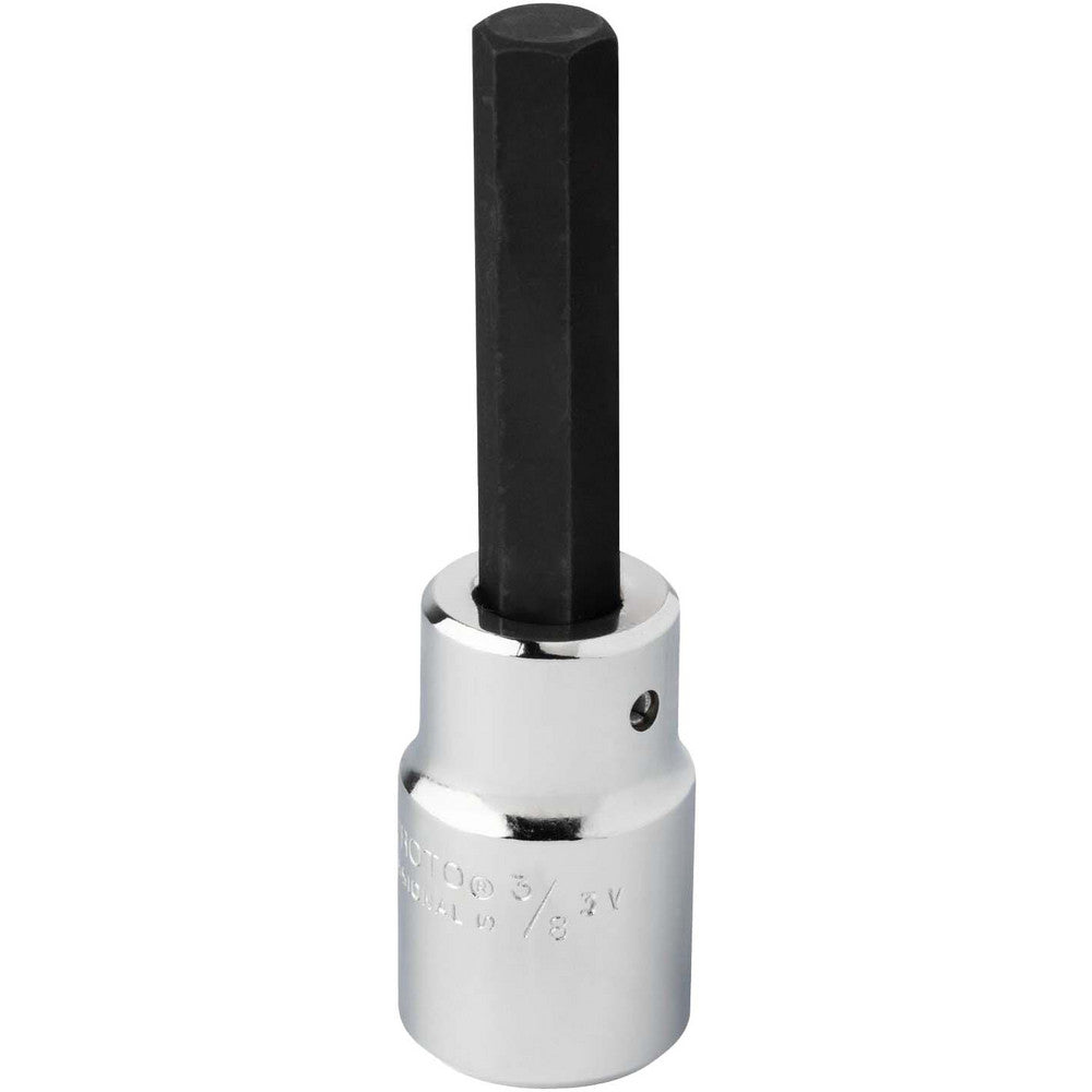 Proto J54413/8 Hand Hex Bit Socket 1/2" Drive, 3/8" Hex