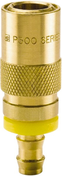 Parker PC204-BP Hydraulic Hose Push-Lok Barb Straight Coupler 0.2500" Hose ID, 200 psi
