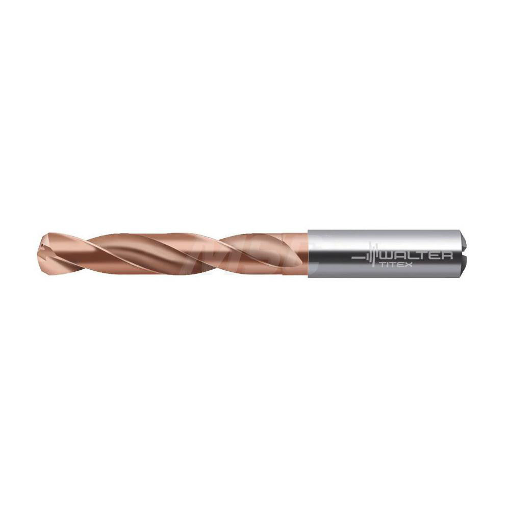 Walter-Titex 5834245 Jobber Length Drill Bit 6.80 mm (0.2677) Dia, 140 deg, Solid Carbide