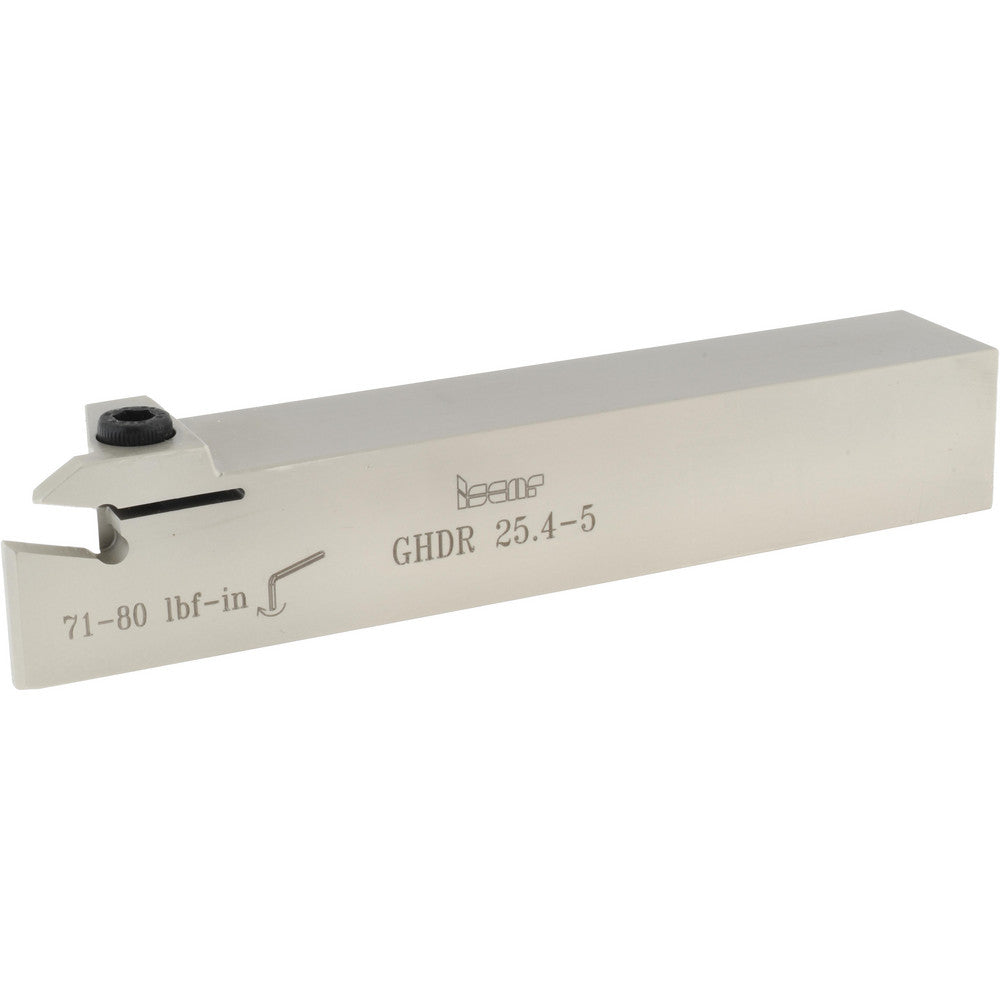 Iscar 2800739 Indexable Grooving Toolholder GHDR 25.4-5, External, Right Hand