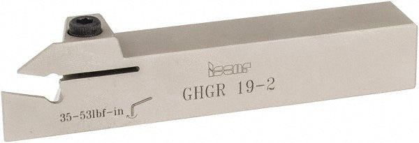 Iscar 2800610 Indexable Grooving Toolholder GHGR 19-2 I, External, Right Hand, 1.34" Max Workpiece Dia