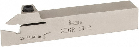 Iscar 2800610 Indexable Grooving Toolholder GHGR 19-2 I, External, Right Hand, 1.34" Max Workpiece Dia
