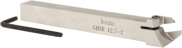 Iscar 2800549 Indexable Grooving Toolholder GHSR 12.7-2, External, Right Hand, 1" Max Workpiece Dia