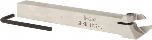 Iscar 2800549 Indexable Grooving Toolholder GHSR 12.7-2, External, Right Hand, 1" Max Workpiece Dia