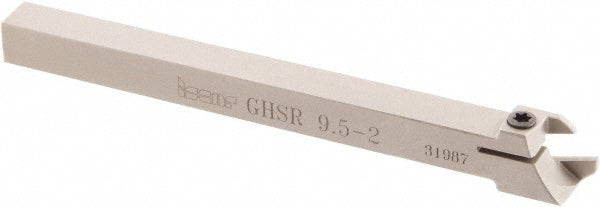 Iscar 2800548 Indexable Grooving Toolholder GHSR 9.5-2, External, Right Hand, 0.79" Max Workpiece Dia