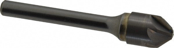 Kyocera SGS Precision Tools 74161 Countersink 1/2" Head Dia, 82.00 deg Included Angle, 6 Flute, Solid Carbide, Right Hand Cut