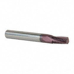 Carmex MT0312C0618NPT Helical Flute Thread Mill 1/4-183/8-18, Internal & External, 3 Flute, 0.3125" Shank Dia, Solid Carbide